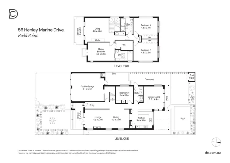 Floorplan of Homely house listing, 56 Henley Marine Drive, Rodd Point NSW 2046