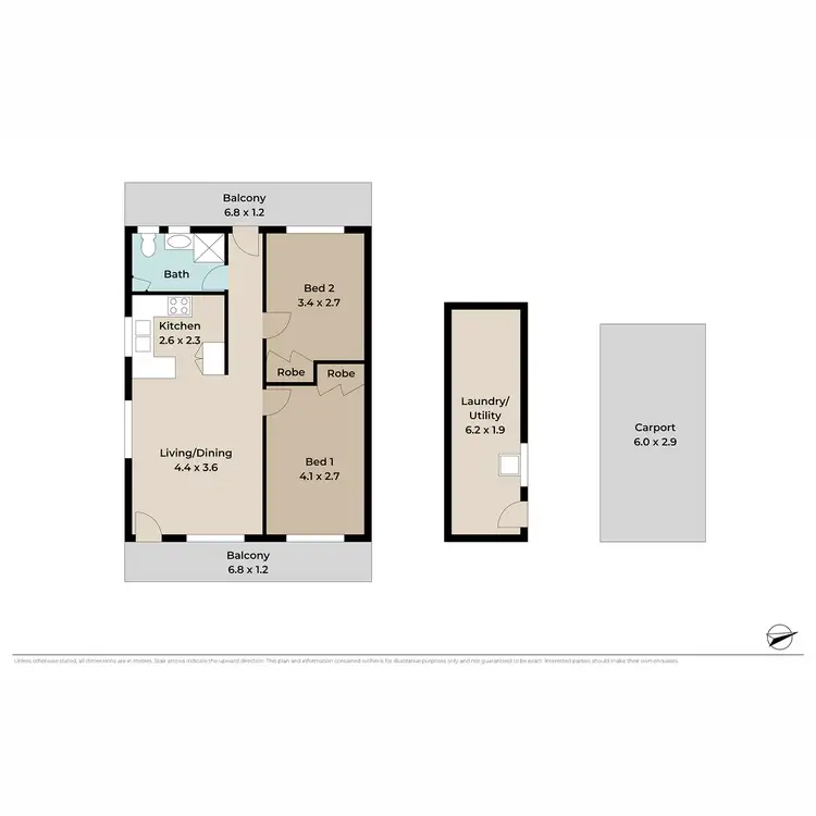 Floorplan of Homely unit listing, 4/20 Wellington Street, Clayfield QLD 4011