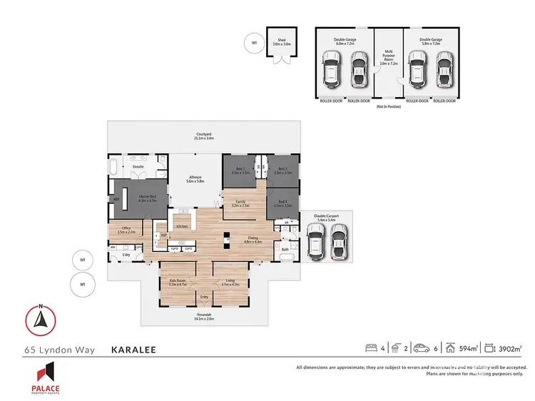 Floorplan of Homely house listing, 65 Lyndon Way, Karalee QLD 4306