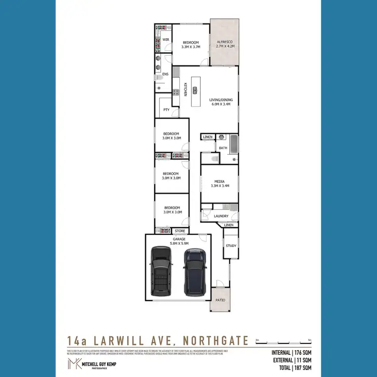 Floorplan of Homely house listing, 14a Larwill Avenue, Northgate QLD 4013