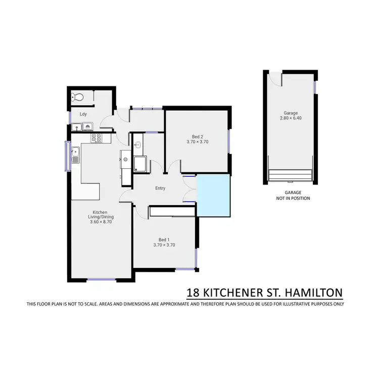 Floorplan of Homely house listing, 18 Kitchener Street, Hamilton VIC 3300