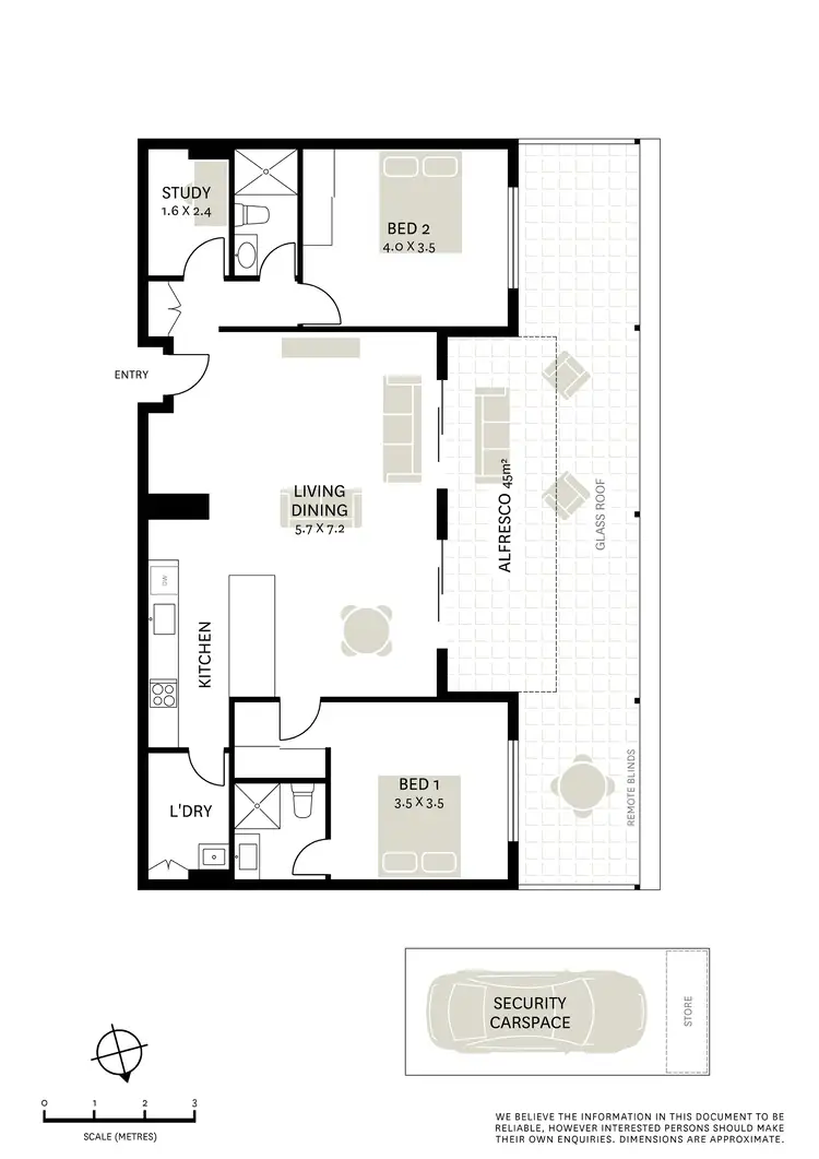 Floorplan of Homely apartment listing, 23/27-51 Palmer Street, Woolloomooloo NSW 2011