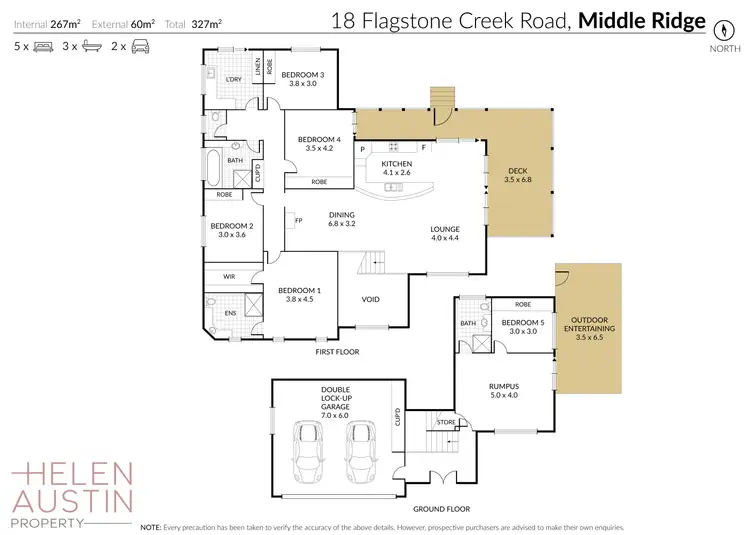 Floorplan of Homely house listing, 18 Flagstone Creek Road, Middle Ridge QLD 4350