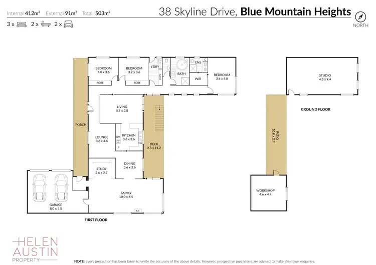 Floorplan of Homely house listing, 38 Skyline Drive, Blue Mountain Heights QLD 4350