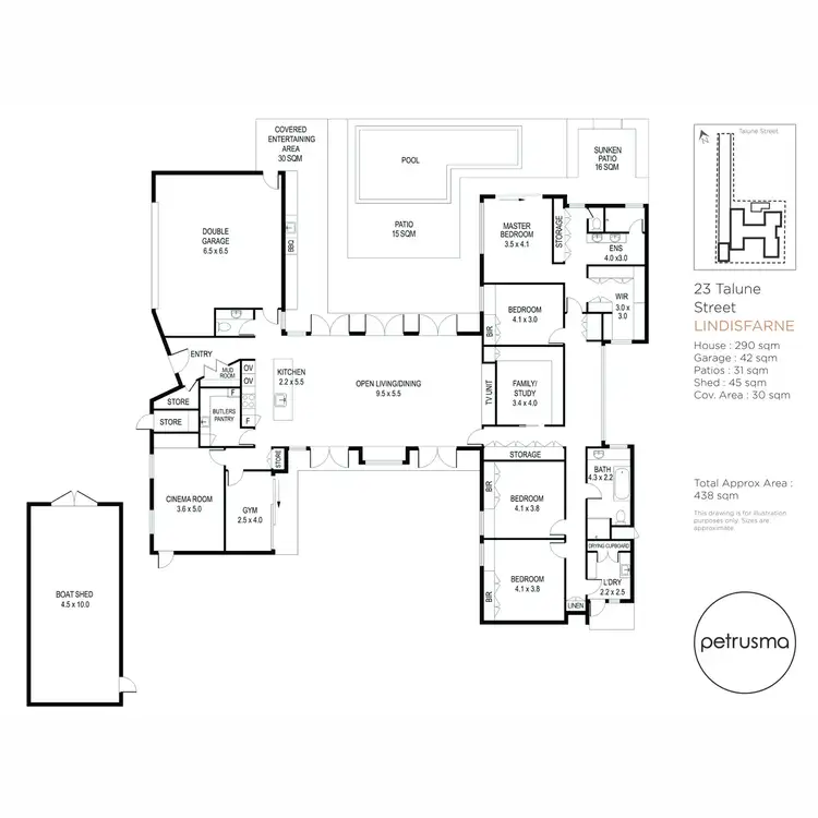 Floorplan of Homely house listing, 23 Talune Street, Lindisfarne TAS 7015