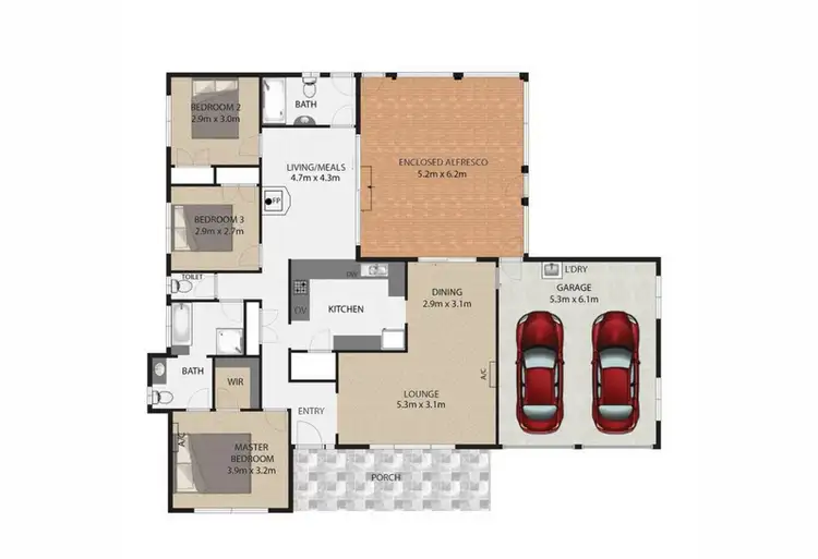 Floorplan of Homely house listing, 13 Macadamia Street, Victoria Point QLD 4165