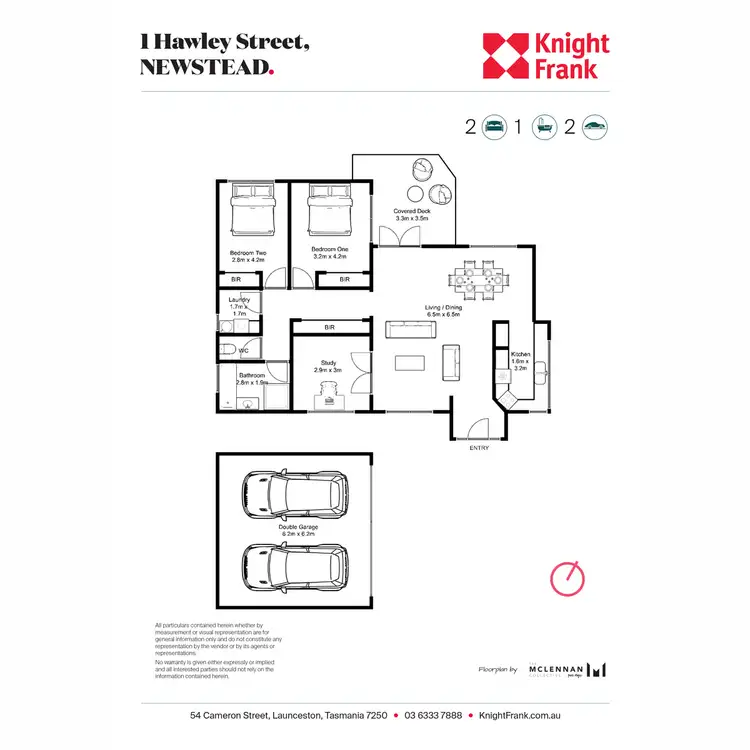 Floorplan of Homely house listing, 1 Hawley Street, Newstead TAS 7250