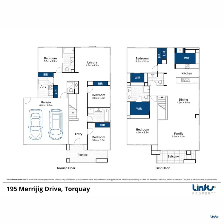 Floorplan of Homely house listing, 195 Merrijig Drive, Torquay VIC 3228