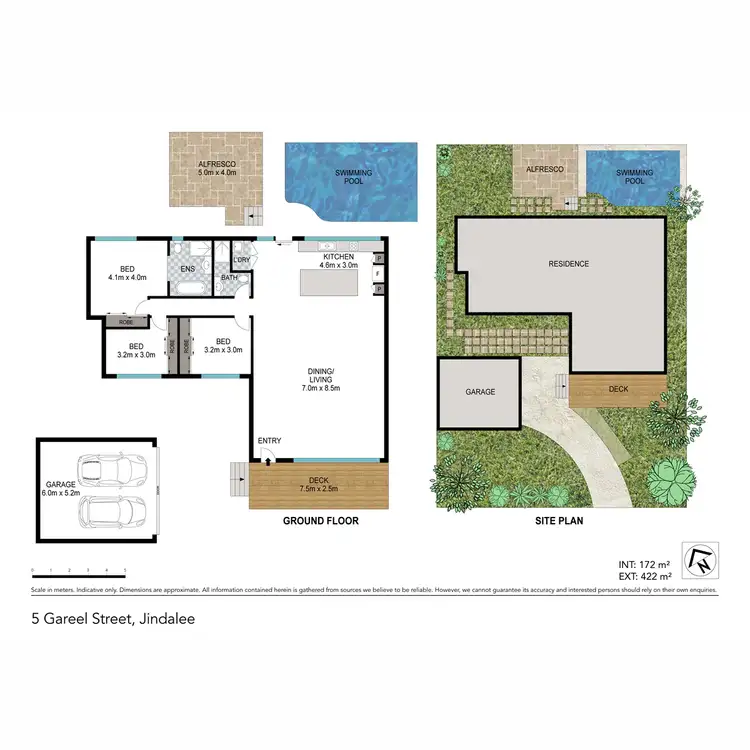 Floorplan of Homely house listing, 5 Gareel Street, Jindalee QLD 4074
