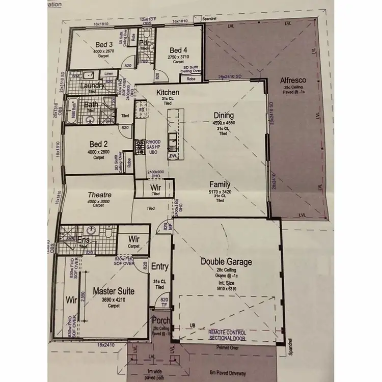 Floorplan of Homely house listing, 101 Willaring Way, Chittering WA 6084