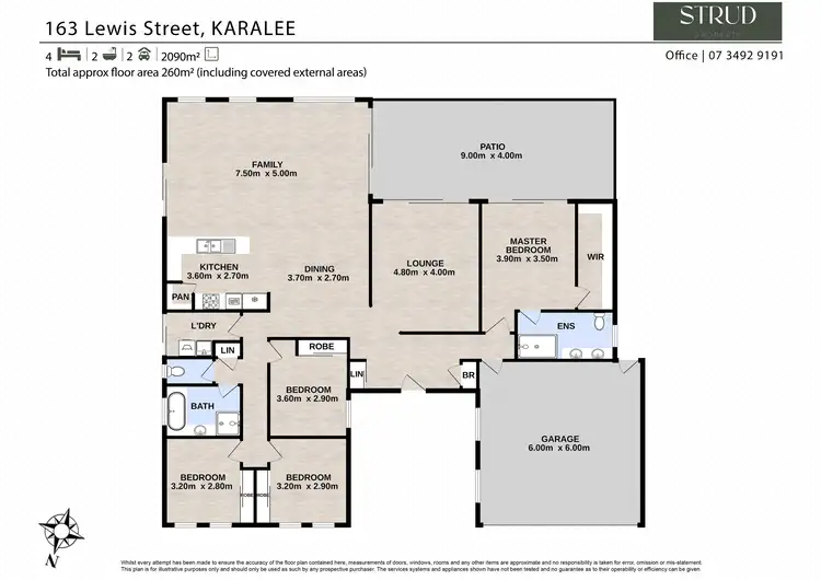 Floorplan of Homely house listing, 163 Lewis Drive, Karalee QLD 4306