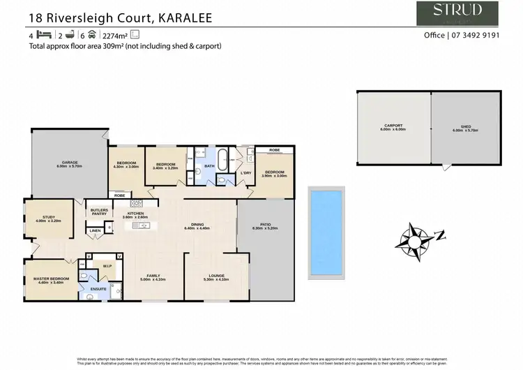 Floorplan of Homely house listing, 18 Riversleigh Court, Karalee QLD 4306