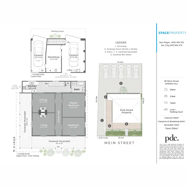 Floorplan of Homely house listing, 28 Mein Street, Spring Hill QLD 4000