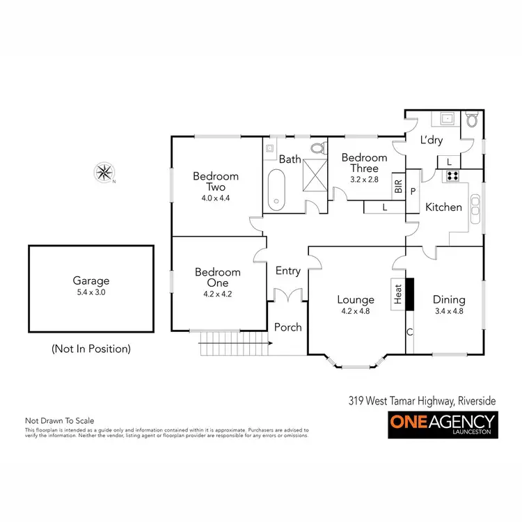 Floorplan of Homely house listing, 319 West Tamar Road, Riverside TAS 7250