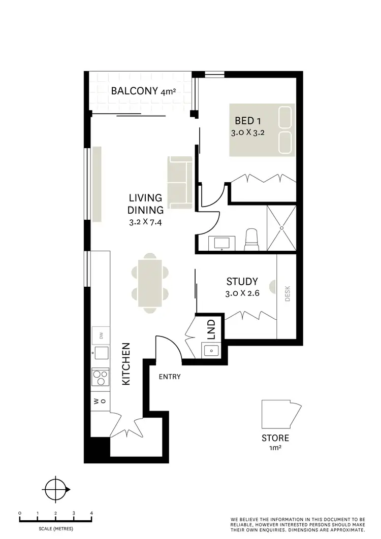 Floorplan of Homely apartment listing, 1/537 Elizabeth Street, Surry Hills NSW 2010