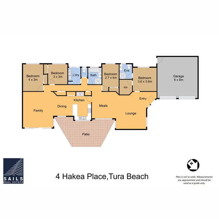 Floorplan of Homely house listing, 4 Hakea Place, Tura Beach NSW 2548