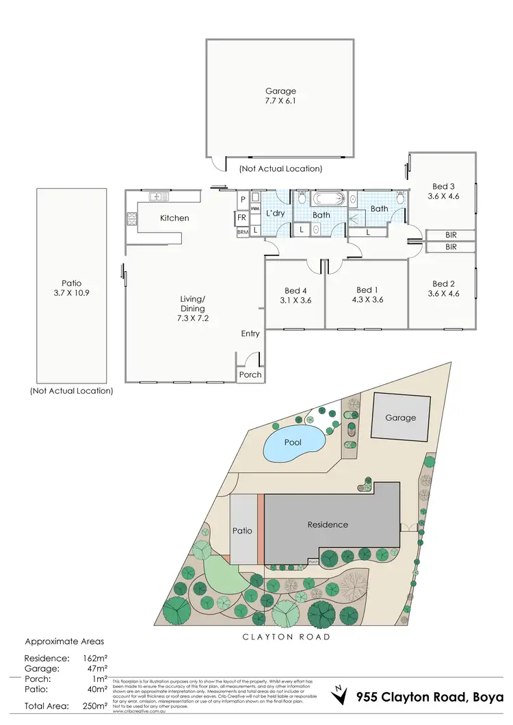 Floorplan of Homely house listing, 955 Clayton Road, Boya WA 6056
