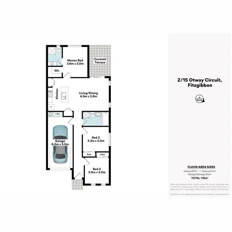Floorplan of Homely house listing, 2/15 Otway Circuit, Fitzgibbon QLD 4018