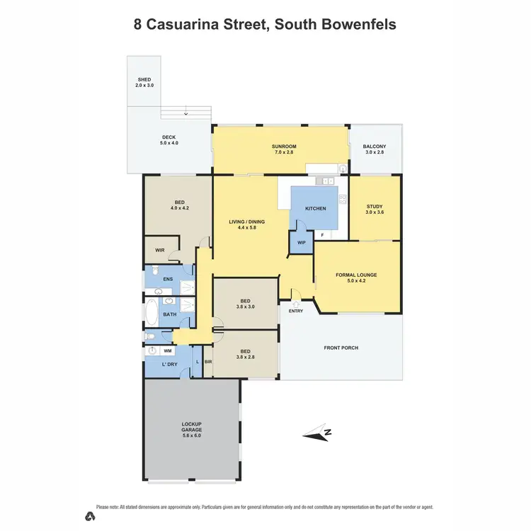 Floorplan of Homely house listing, 8 Casuarina Street, South Bowenfels NSW 2790