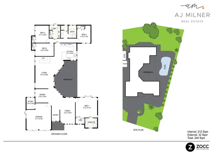 Floorplan of Homely house listing, 34 Kittyhawk Street, Bongaree QLD 4507