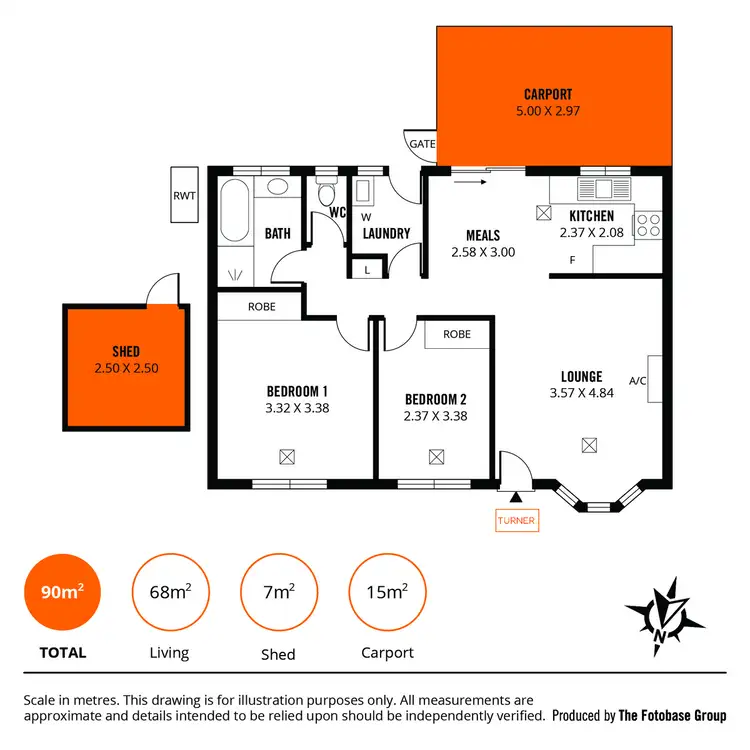 Floorplan of Homely unit listing, 9/1105 North East Road, Ridgehaven SA 5097