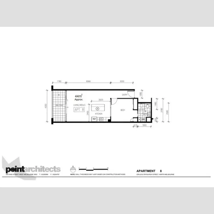 Floorplan of Homely apartment listing, 202/232 Dryburgh Street, North Melbourne VIC 3051
