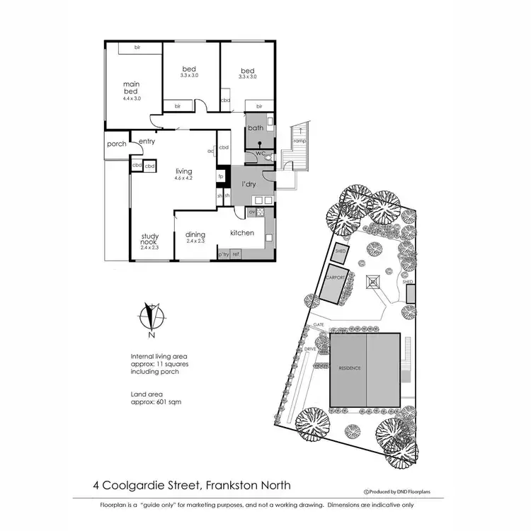 Floorplan of Homely house listing, 4 Coolgardie Street, Frankston North VIC 3200