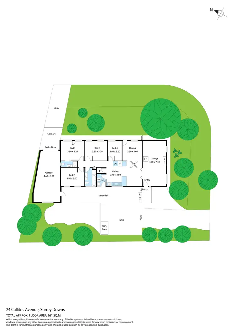 Floorplan of Homely house listing, 24 Callitris Avenue, Surrey Downs SA 5126