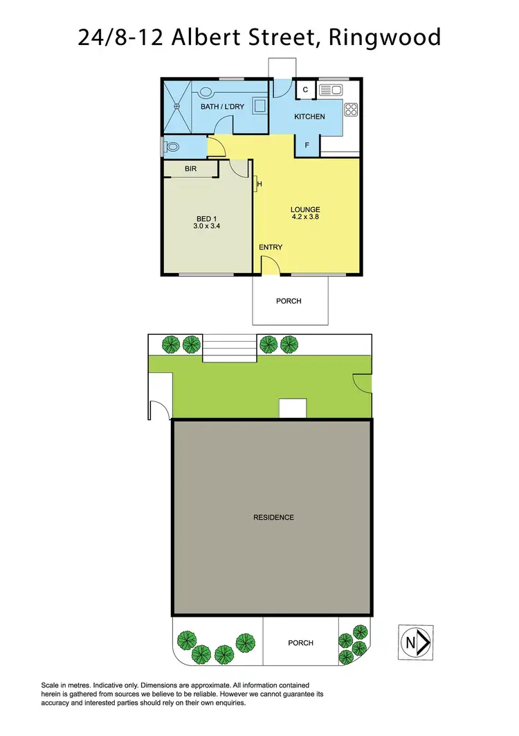Floorplan of Homely retirement listing, 24/8-12 Albert Street, Ringwood VIC 3134