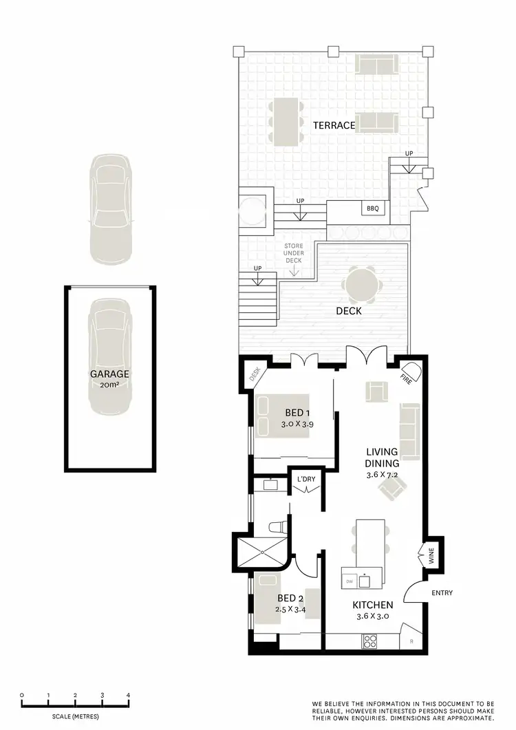 Floorplan of Homely apartment listing, 2/125 Bellevue Road, Bellevue Hill NSW 2023
