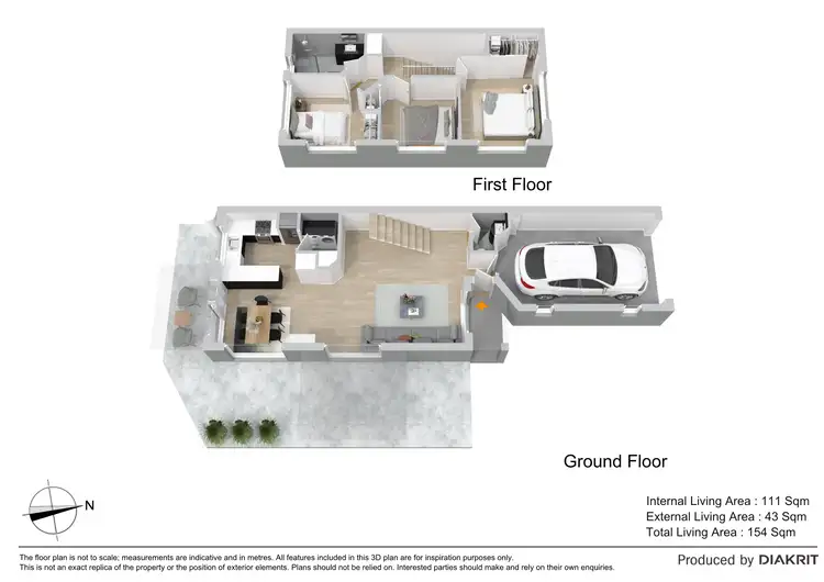Floorplan of Homely townhouse listing, 15/380 Handford Road, Taigum QLD 4018