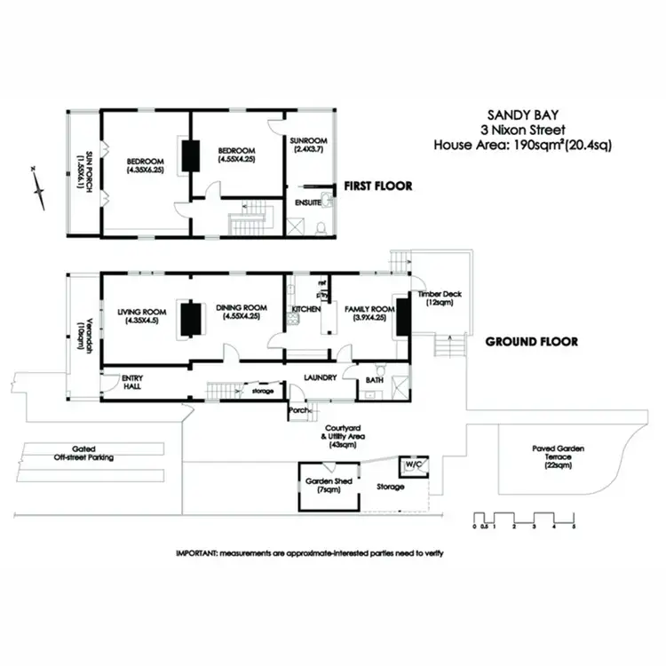 Floorplan of Homely house listing, 3 Nixon Street, Sandy Bay TAS 7005