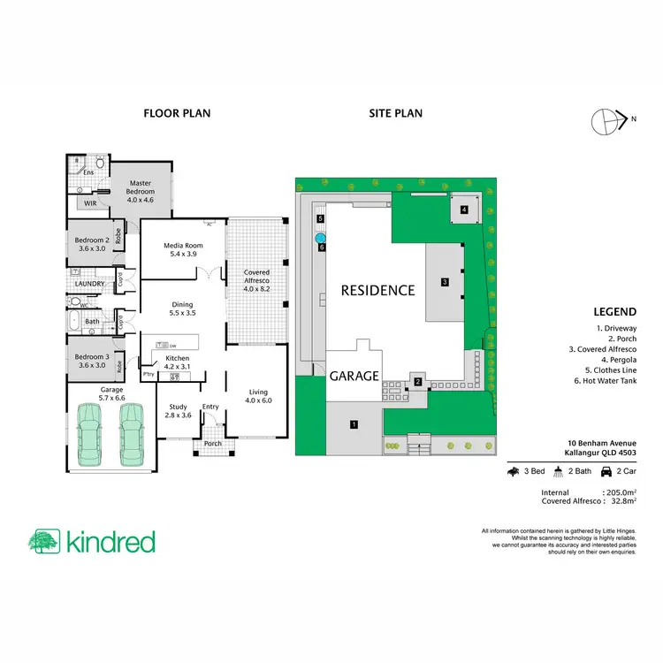 Floorplan of Homely house listing, 10 Benham Avenue, Kallangur QLD 4503