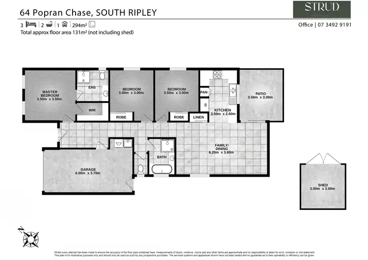 Floorplan of Homely house listing, 64 Popran Chase, South Ripley QLD 4306