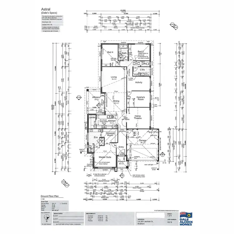 Floorplan of Homely house listing, 36 Lakefield Drive, Brabham WA 6055