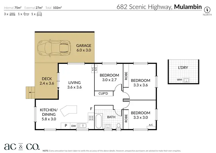 Floorplan of Homely house listing, 682 Scenic Highway, Mulambin QLD 4703