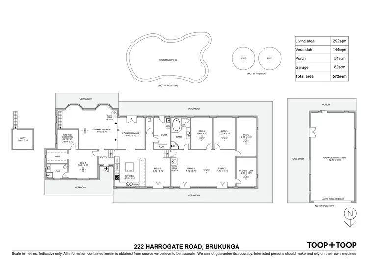 Floorplan of Homely house listing, 222 Harrogate Road, Brukunga SA 5252