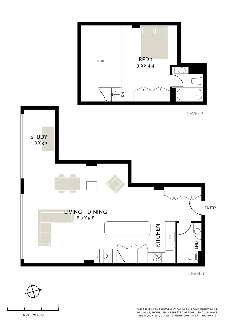 Floorplan of Homely apartment listing, 117/26-44 Kippax Street, Surry Hills NSW 2010
