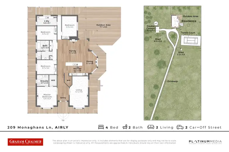 Floorplan of Homely rural property listing, 209 Monaghans Lane, Airly VIC 3851