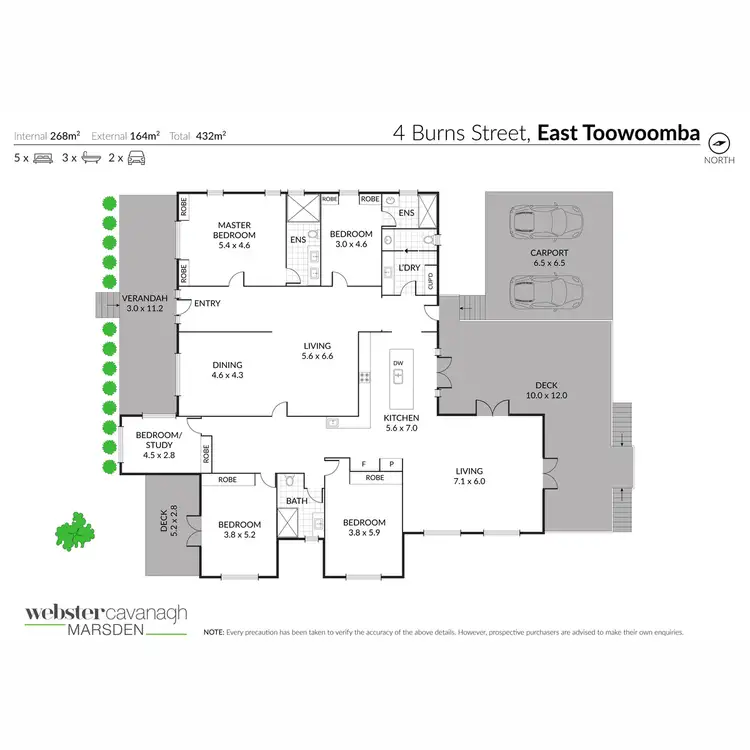 Floorplan of Homely house listing, 4 Burns Street, East Toowoomba QLD 4350