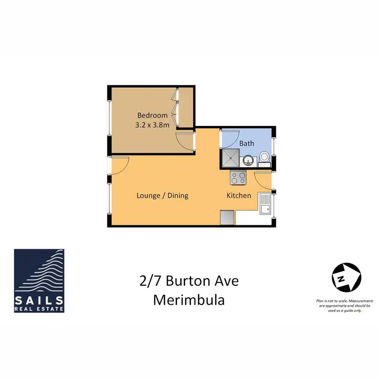 Floorplan of Homely unit listing, 2/7 Burton Avenue, Merimbula NSW 2548