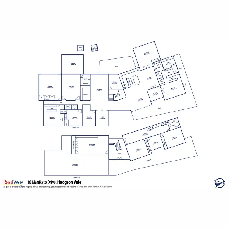 Floorplan of Homely house listing, 16 Manikato Drive, Hodgson Vale QLD 4352