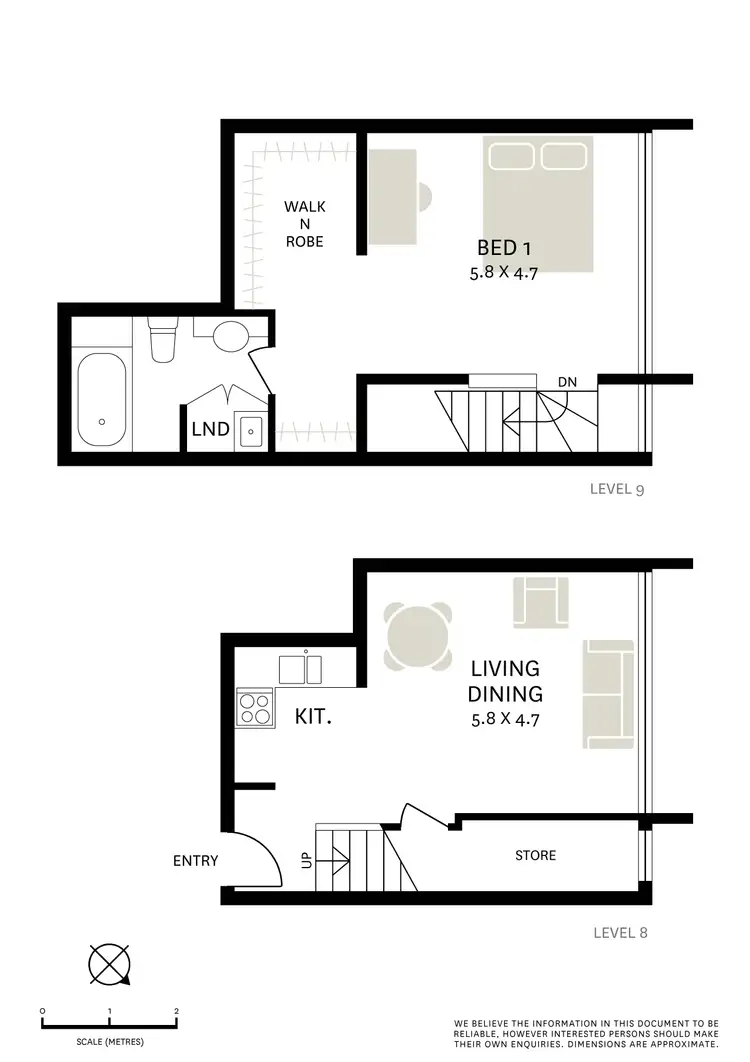 Floorplan of Homely apartment listing, 80/2-8 Brisbane Street, Surry Hills NSW 2010