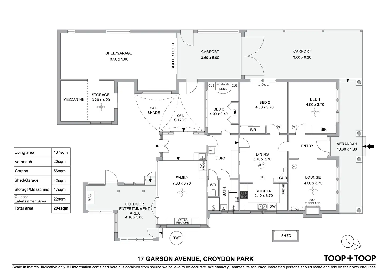 Floorplan of Homely house listing, 17 Garson Avenue, Croydon Park SA 5008