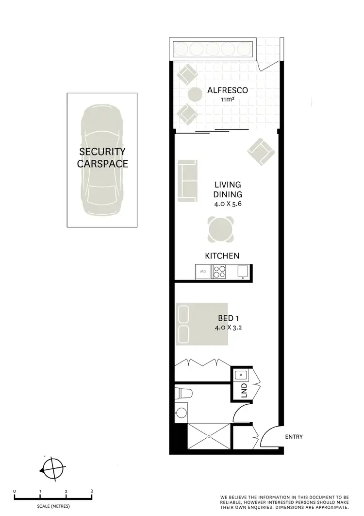 Floorplan of Homely apartment listing, 301/84-108 Anzac Parade, Kensington NSW 2033