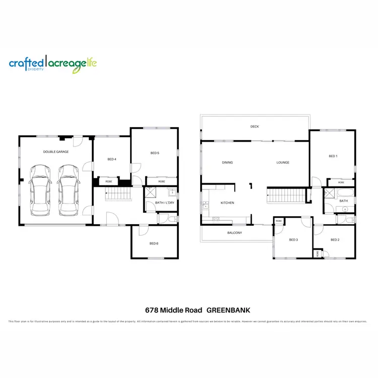 Floorplan of Homely rural property listing, 678 Middle Road, Greenbank QLD 4124