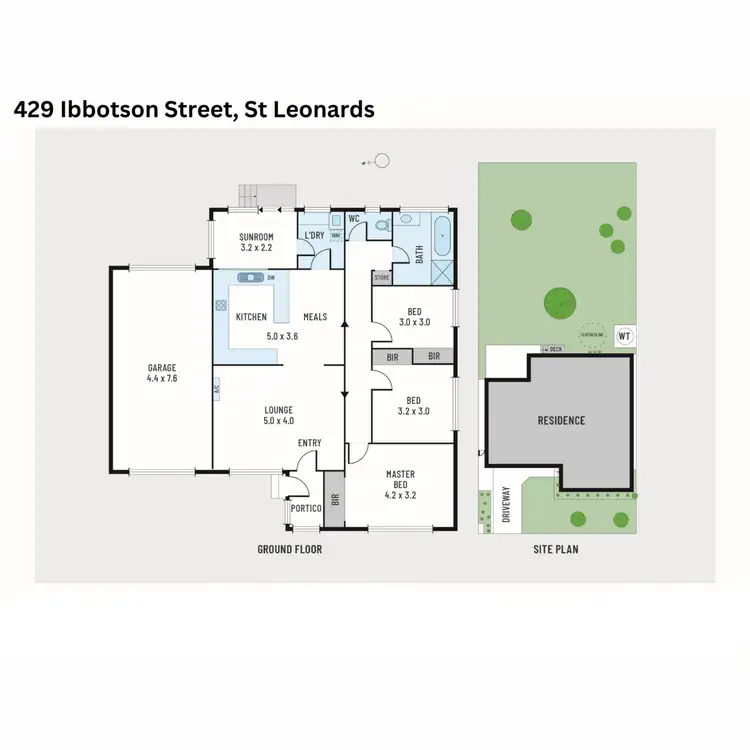 Floorplan of Homely house listing, 429 Ibbotson Street, St Leonards VIC 3223