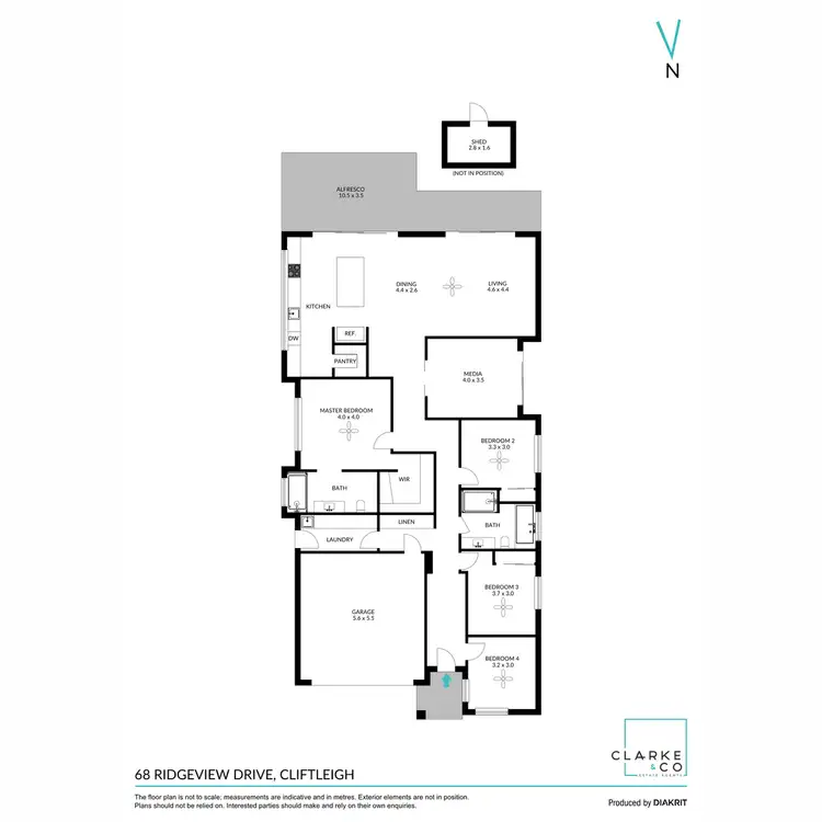 Floorplan of Homely house listing, 68 Ridgeview Drive, Cliftleigh NSW 2321
