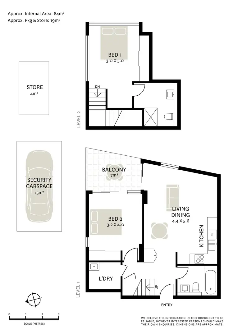 Floorplan of Homely apartment listing, 503/3 Eve Street, Erskineville NSW 2043