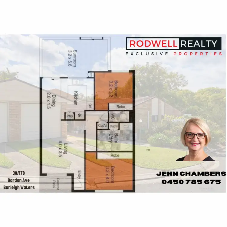 Floorplan of Homely villa listing, 30/170 Bardon Avenue, Burleigh Waters QLD 4220